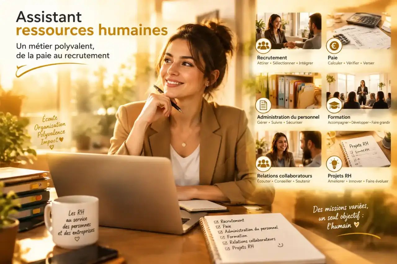 Assistant ressources humaines : un métier polyvalent, de la paie au recrutement